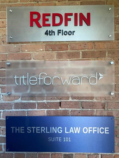 Interior Signage Photo